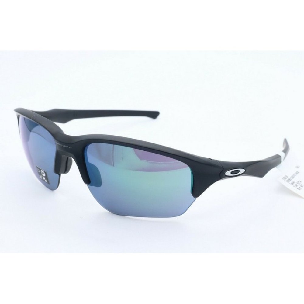 Oakley OO9363-1664 FLAK BETA Black Sunglasses Green Lenses 64mm (B)